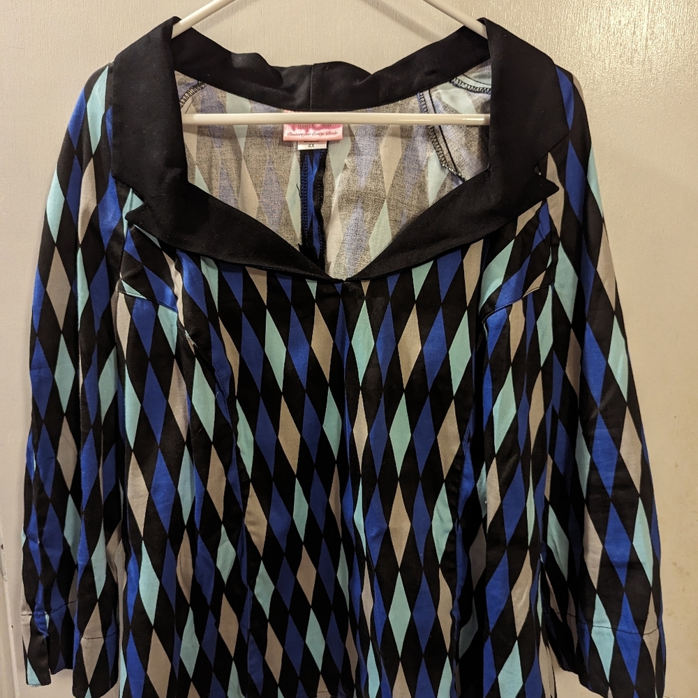 House Harlequin top/blouse